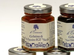 Gelatina Tamerici al vino Passito di Sicilia